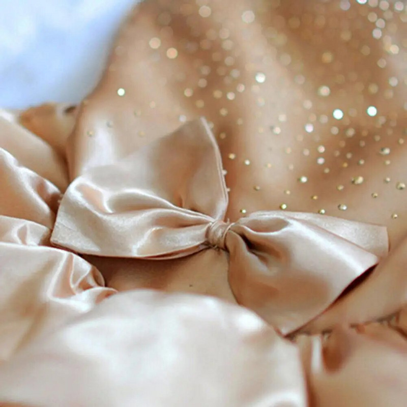 Pet Dog Puppy Bow Gauze Dress Skirt Cat Sein Princess Clothes Apparel Pet Dog PuppyDress