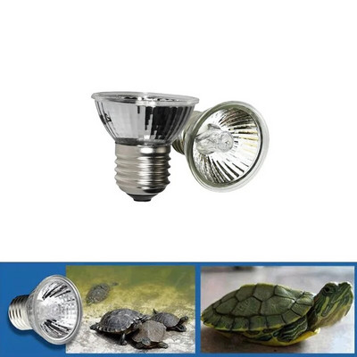 25/50/75W UVA+UVB 3.0 Lampa za gmazove Žarulja za kornjače UV žarulje za grijanje Lampa za grijanje Vodozemci Gušteri Regulator temperature