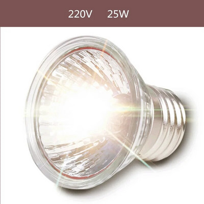 25/50/75W UVA+UVB 3.0 Rāpuļu lampas spuldze Bruņurupucis Basking UV gaismas spuldzes Apkures lampa Abinieki Ķirzakas Temperatūras kontrolieris