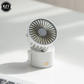 Creative Hanging Neck Mini Fan Portable USB Rechagreable Silent Travel Handheld Air Cooling ανεμιστήρας για ανεμιστήρες τραπεζιού γραφείου σπιτιού