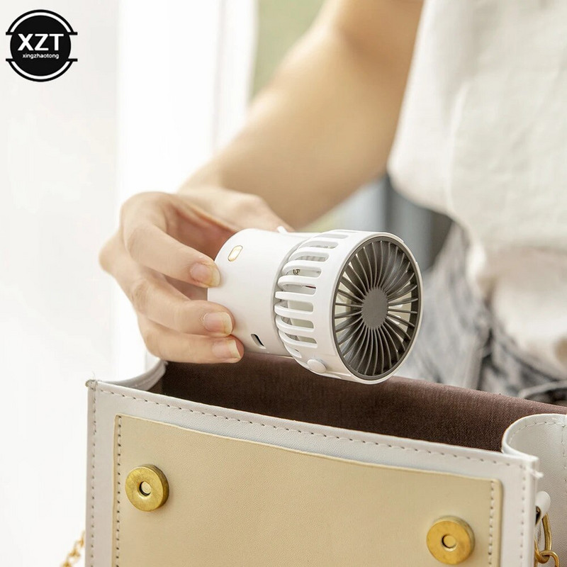 Kūrybingas pakabinamas kaklo mini ventiliatorius, nešiojamas USB įkraunamas tylus kelioninis rankinis oro aušinimo ventiliatorius, skirtas biuro namų kambario stalo ventiliatoriams