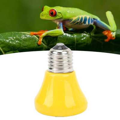 Bec lampă de căldură pentru reptile pentru animale de companie amfibian 25W50W75W100W acvariu șarpe E27 cu infraroșu emițător de căldură din ceramică păianjen șopârlă țestoasă