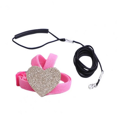 Regulējama papagaiļa siksna, kas novērš pārtraukumu, īpaši viegla putnu apmācības siksna un pavadas komplekts, piederumi putniem