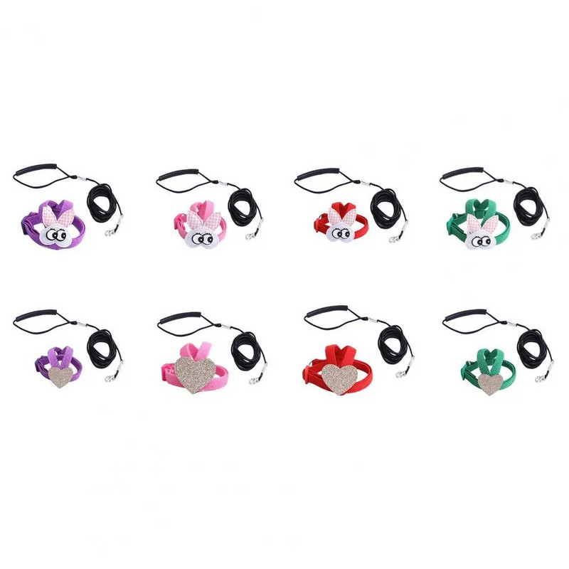 Regulējama papagaiļa siksna, kas novērš pārtraukumu, īpaši viegla putnu apmācības siksna un pavadas komplekts, piederumi putniem