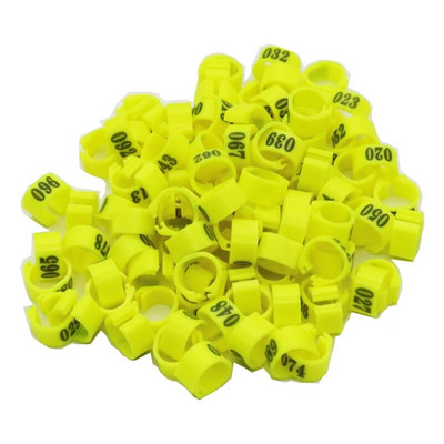 50 buc Număr (01-50) Diametru interior 10mm Picior de porumbel Păsări de curte Porumbel Pasăre Inele de agrafă pentru papagal Bandă Inel pentru picior Accesorii pentru porumbei