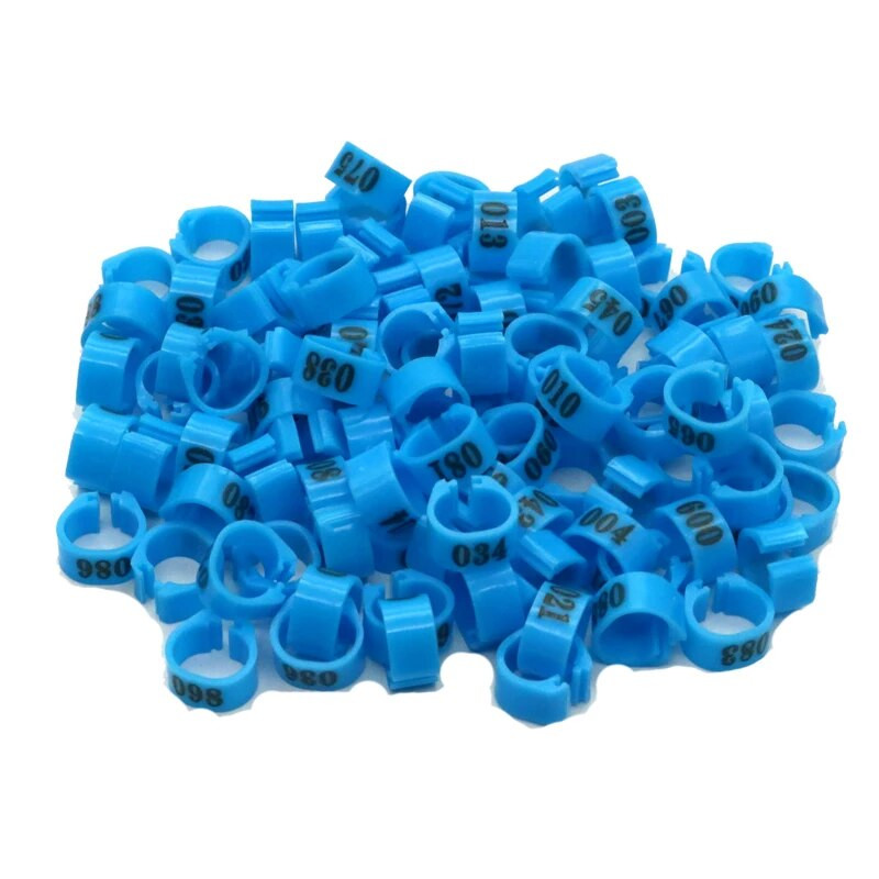 50 komada Broj (01-50) Unutarnji promjer 10 mm golubova noga perad golubica ptica papiga štipaljke Prstenovi Traka Prsten za stopala Pribor za golubove