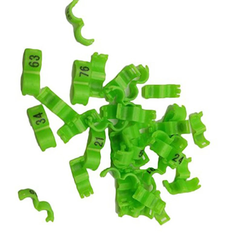 20 τμχ Εσωτερική διάμετρος 2,7 χιλιοστά 3 χιλιοστά 4 χιλιοστά 4,5 χιλιοστά 5 χιλιοστά Καναρίνι με κλιπ δαχτυλίδι Bird Pigeon Small Parrot Leg Rings Birds Foot Rings Bird Clip Ring