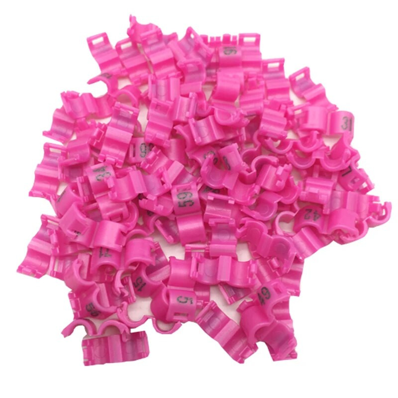 20 τμχ Εσωτερική διάμετρος 2,7 χιλιοστά 3 χιλιοστά 4 χιλιοστά 4,5 χιλιοστά 5 χιλιοστά Καναρίνι με κλιπ δαχτυλίδι Bird Pigeon Small Parrot Leg Rings Birds Foot Rings Bird Clip Ring