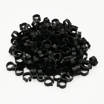 400 tk 8 mm linnujala klambrirõngas tuvi treeningtööriistad 10 värvi linnupapagoi söötmine, identifitseerimine jalarõngas loomade tarvikud