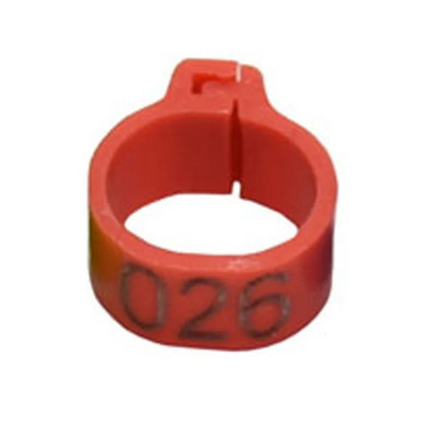 100 gab. Iekšējais diametrs 10 mm Baloža kāja Mājputns Balodis Papagailis Saspraudes Gredzeni Lenta Pēdu Gredzens Baložu piederumi Putnu piederumi