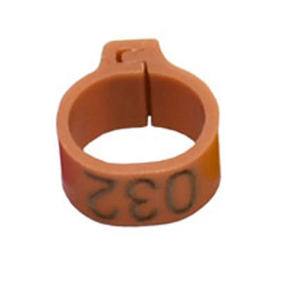 100 gab. Iekšējais diametrs 10 mm Baloža kāja Mājputns Balodis Papagailis Saspraudes Gredzeni Lenta Pēdu Gredzens Baložu piederumi Putnu piederumi