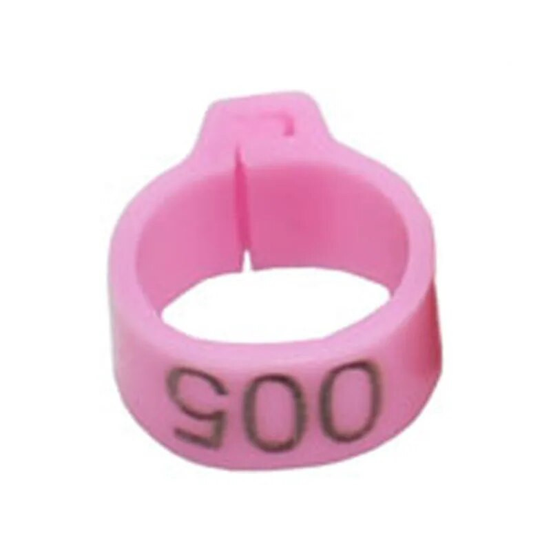 100 gab. Iekšējais diametrs 10 mm Baloža kāja Mājputns Balodis Papagailis Saspraudes Gredzeni Lenta Pēdu Gredzens Baložu piederumi Putnu piederumi