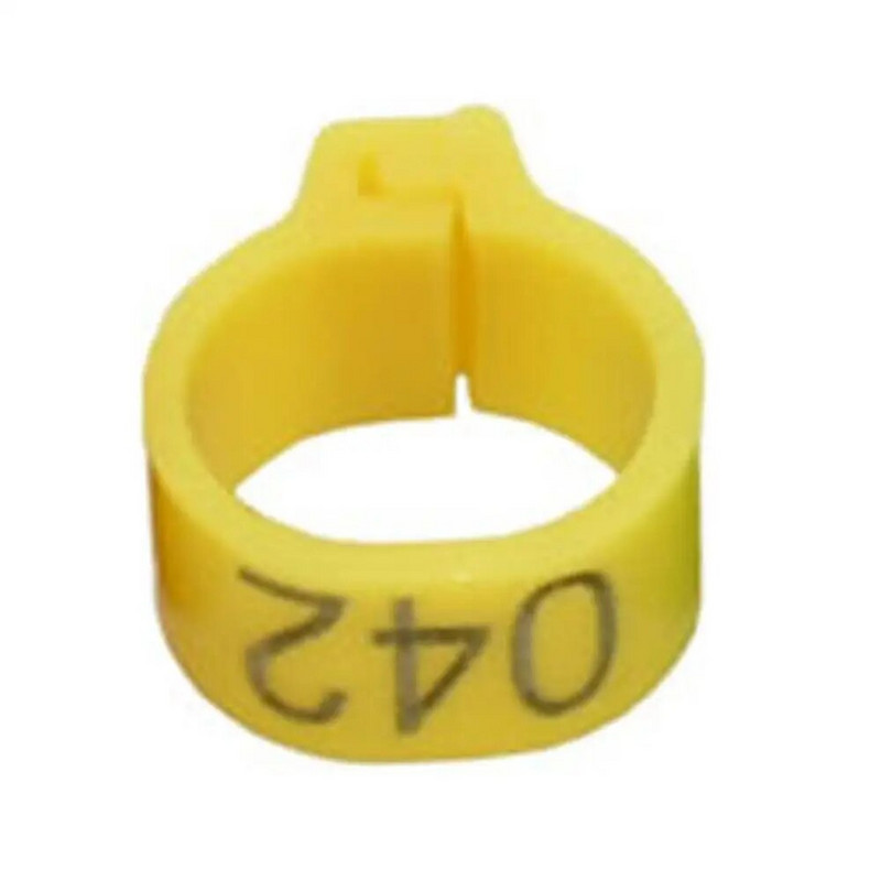 100 gab. Iekšējais diametrs 10 mm Baloža kāja Mājputns Balodis Papagailis Saspraudes Gredzeni Lenta Pēdu Gredzens Baložu piederumi Putnu piederumi