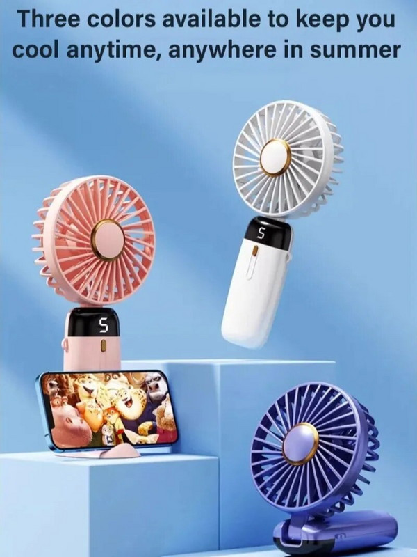 Μίνι φορητός ανεμιστήρας Student Mini Πτυσσόμενος ανεμιστήρας χειρός Μικρός ηλεκτρικός ανεμιστήρας Μίνι ανεμιστήρας ψηφιακού αρώματος