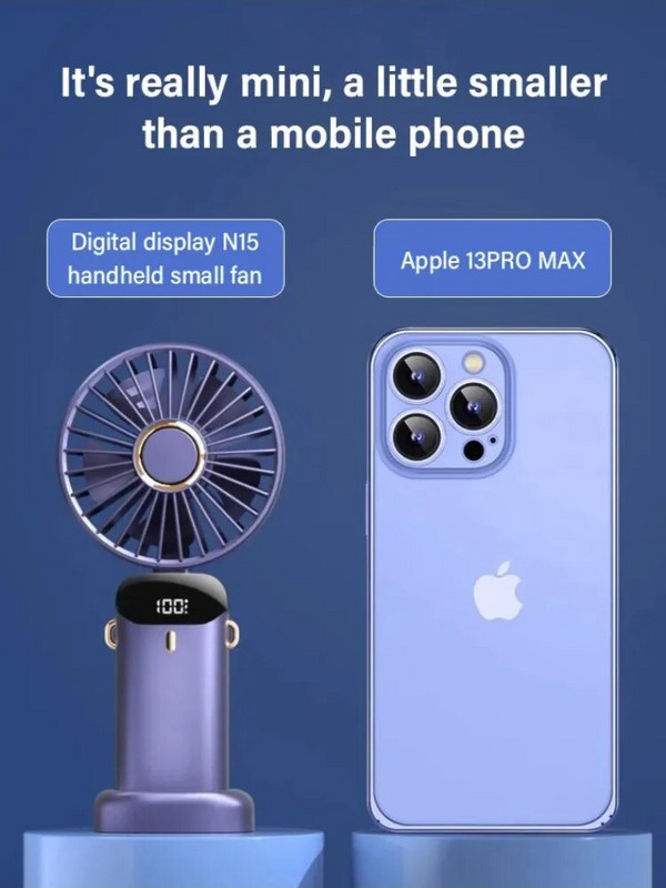 Μίνι φορητός ανεμιστήρας Student Mini Πτυσσόμενος ανεμιστήρας χειρός Μικρός ηλεκτρικός ανεμιστήρας Μίνι ανεμιστήρας ψηφιακού αρώματος