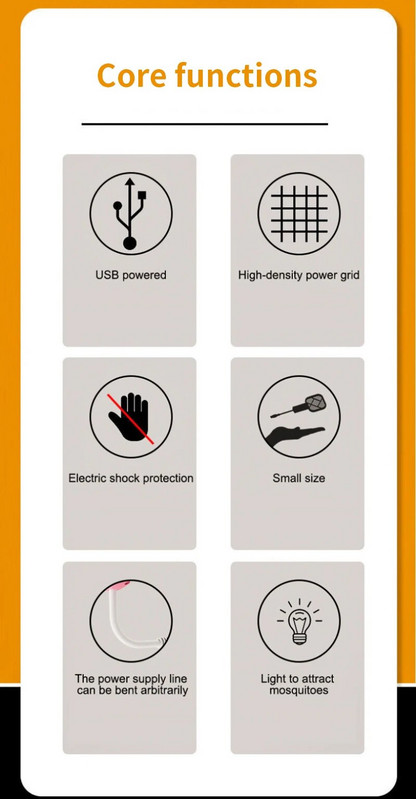 Elektrinė uodų naikintuvo įkraunama nauja buitinė saugumas Super uodus naikinanti lempa ličio baterija