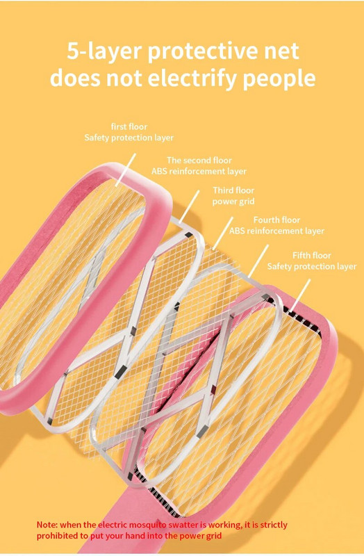 Elektrinė uodų naikintuvo įkraunama nauja buitinė saugumas Super uodus naikinanti lempa ličio baterija