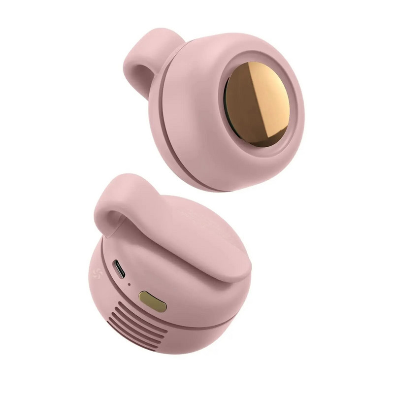 MF019 Mini viesulis, pārnēsājams ar spriegumu uz uzlādes ventilatora jostasvietas spailis Mini viesulis ventilators 3 ātrumu brīvroku ierīce, kluss, spēcīgs vējš