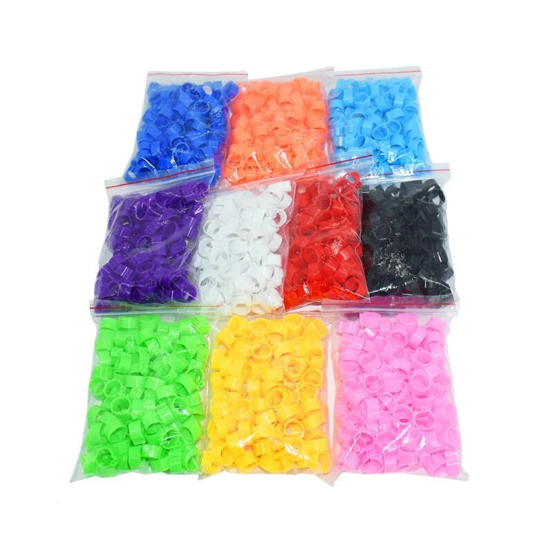 100 gab Desmit krāsas Baloži Gredzeni 8mm Bajonets Identifikācijas Gredzens Atverams Baložu Gredzens Krāsa Baložu Kāju Gredzens Baložu Izejmateriāli