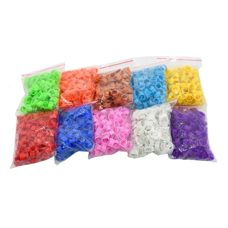 100 gab. Iekšējais diametrs 8 mm Baloža kāja Mājputni Balodis Papagailis Saspraudes Gredzeni Lenta Pēdas Gredzens Baložu piederumi Putnu piederumi