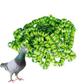 Baložu identifikācijas gredzeni 50 gab. Drošas putnu mājas aksesuāri Universālie baložu piederumi Lentes putnu pēdu gredzeni Pegeon aksesuāri