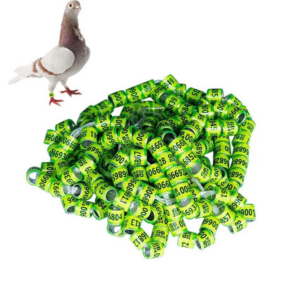 Baložu identifikācijas gredzeni 50 gab. Drošas putnu mājas aksesuāri Universālie baložu piederumi Lentes putnu pēdu gredzeni Pegeon aksesuāri