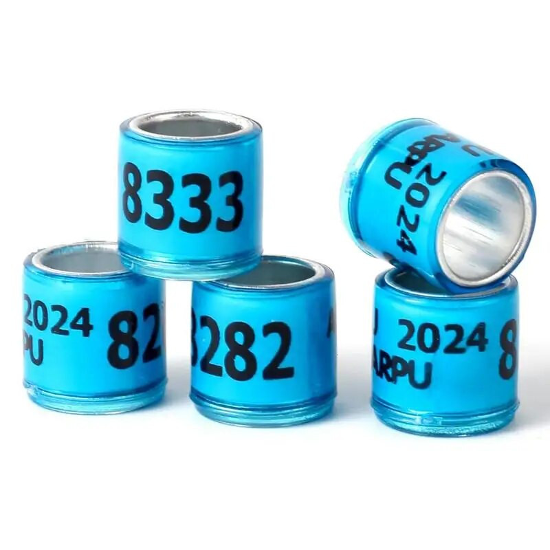 Baložu identifikācijas gredzeni 50 gab. Drošas putnu mājas aksesuāri Universālie baložu piederumi Lentes putnu pēdu gredzeni Pegeon aksesuāri