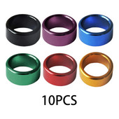 10 gab. metāla baložu kāju gredzeni, kas identificē lentes un viegli noņem piederumus