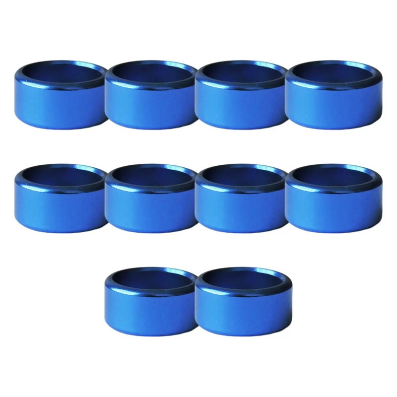 10 gab. metāla baložu kāju gredzeni, kas identificē lentes un viegli noņem piederumus