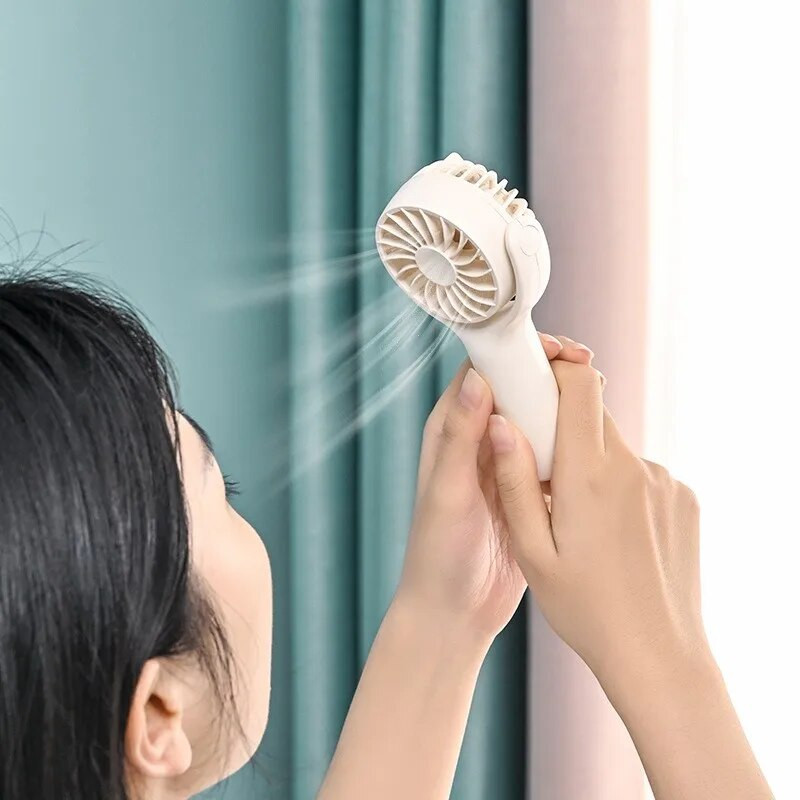 Περιστροφή 180 ° φορητό μικρό ανεμιστήρα σπίτι Φορητά κλιματιστικά Ανεμιστήρες για δωμάτιο Camping Ar Ψυγείο Ηλεκτρικό κλιματιστικό Mini