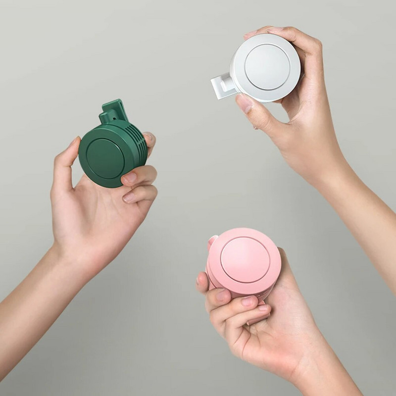 Ηλεκτρικός ανεμιστήρας ψύξης αέρα Φορητός ανεμιστήρας ανάρτησης χωρίς λεπίδες Μίνι ανεμιστήρας κλιματισμού 900mAh φόρτισης USB για εξωτερική εργασία στο σπίτι