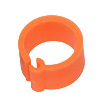 100 gab. Iekšējais diametrs 8 MM putna baloža pēdas gredzens desmit krāsās bez teksta Viegls svars Darbības brīvība Mājputnu gredzens putnu nēsāšana