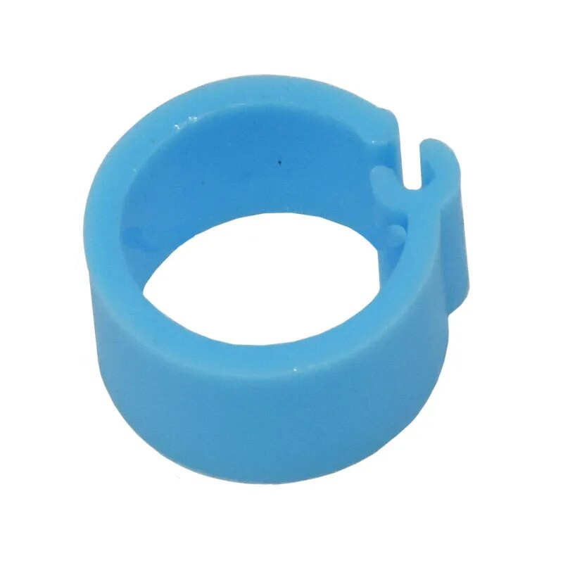 100 gab. Iekšējais diametrs 8 MM putna baloža pēdas gredzens desmit krāsās bez teksta Viegls svars Darbības brīvība Mājputnu gredzens putnu nēsāšana