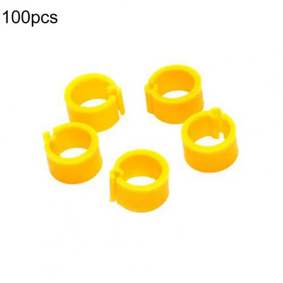 Papagaiļa kāju klipšu krāsu maisījums, viegli noņemams Ērtas papagaiļa kāju pēdu siksnas Clip Pīles pēdas gredzeni Videi draudzīgi