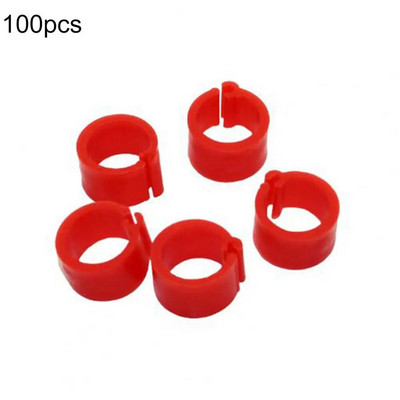 Papagaiļa kāju klipšu krāsu maisījums, viegli noņemams Ērtas papagaiļa kāju pēdu siksnas Clip Pīles pēdas gredzeni Videi draudzīgi