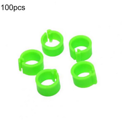 Papagaiļa kāju klipšu krāsu maisījums, viegli noņemams Ērtas papagaiļa kāju pēdu siksnas Clip Pīles pēdas gredzeni Videi draudzīgi