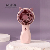 Uus USB-miniventilaator kaasaskantav käeshoitav ventilaator Laetav mini-mugav ventilaatoritasku suurus Madala müratasemega väikese elektrilise ventilaatori üliõpilaste ühiselamu