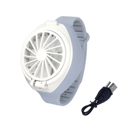 USB-laetav ventilaator mugava randmepaelaga kaasaskantav miniventilaatori kellakujuline ventilaatori juhtseade sise- või välistingimustes kasutamiseks Tra