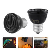 1PC praktiska 110V 220V 20-100W E27 keramikas sildspuldze infrasarkanais izstarotājs brooder lampa Reptile Grow āra apgaismojums