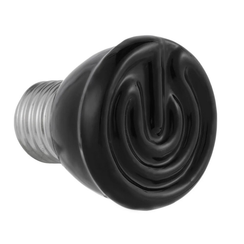 1PC praktiska 110V 220V 20-100W E27 keramikas sildspuldze infrasarkanais izstarotājs brooder lampa Reptile Grow āra apgaismojums