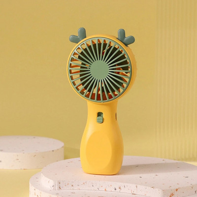 Μίνι ανεμιστήρας φορητός ανεμιστήρας νυχτερινής τσέπης Χειρός ανεμιστήρας φόρτισης USB 2 ταχυτήτων Ρυθμιζόμενος ανεμιστήρας καλοκαιρινής ψύξης για οικιακό εξωτερικό χώρο