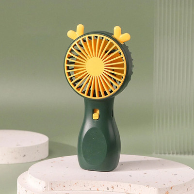 Μίνι ανεμιστήρας φορητός ανεμιστήρας νυχτερινής τσέπης Χειρός ανεμιστήρας φόρτισης USB 2 ταχυτήτων Ρυθμιζόμενος ανεμιστήρας καλοκαιρινής ψύξης για οικιακό εξωτερικό χώρο