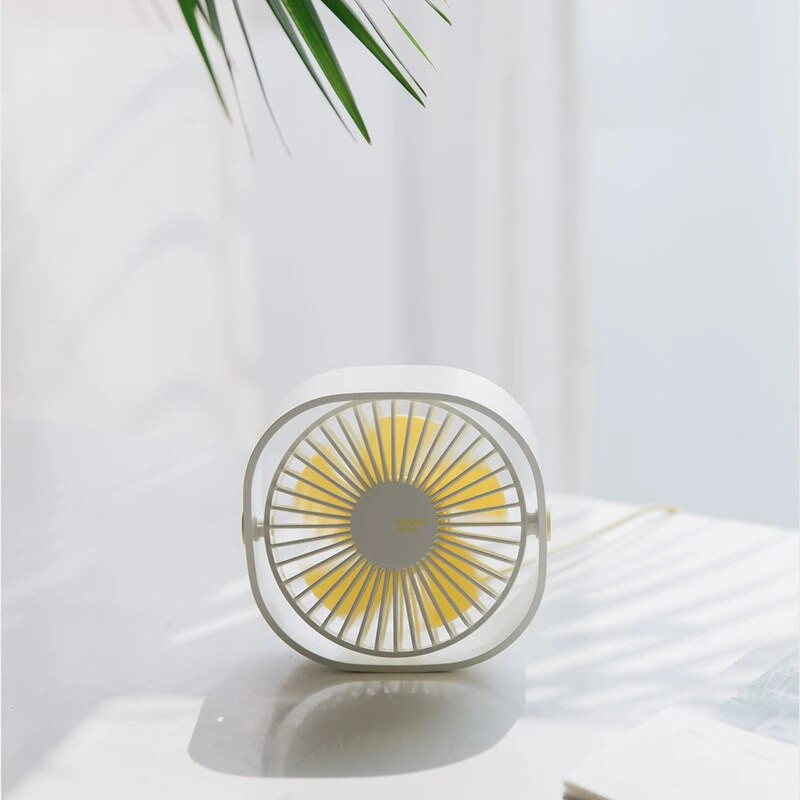 Mini ventilatori Galda ventilators USB rakstāmgalda ventilators Jaudīgi pārnēsājami, klusi, 3 ātrumu vēja, galddatora personīgie ventilatori mājas biroja automašīnām iekštelpām ārā