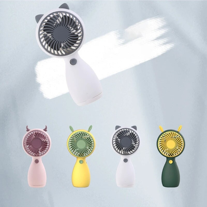 Moderan osobni ventilator Snažni USB punjivi mini ventilator slatkog dizajna za trepavice