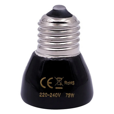 Rāpuļu lampa Mini keramikas lampa Mājdzīvnieku siltuma spuldze Spuldze Bruņurupucis sildošs UV spuldzes Abinieki Ķirzakas Temperatūras kontrolieris