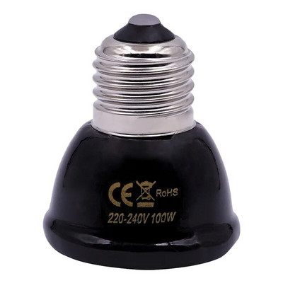 Rāpuļu lampa Mini keramikas lampa Mājdzīvnieku siltuma spuldze Spuldze Bruņurupucis sildošs UV spuldzes Abinieki Ķirzakas Temperatūras kontrolieris