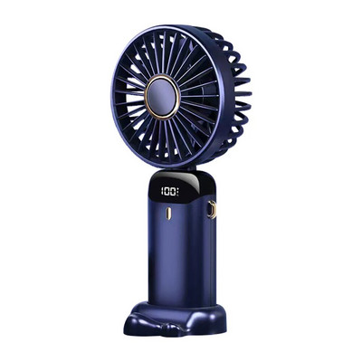 Φορητός ανεμιστήρας χειρός 5000 mAh Μικρός ηλεκτρικός ανεμιστήρας Πτυσσόμενος ανεμιστήρας Επιτραπέζιος ανεμιστήρας USB Mini ανεμιστήρας Οικιακή συσκευή για κάμπινγκ στο γραφείο στο σπίτι