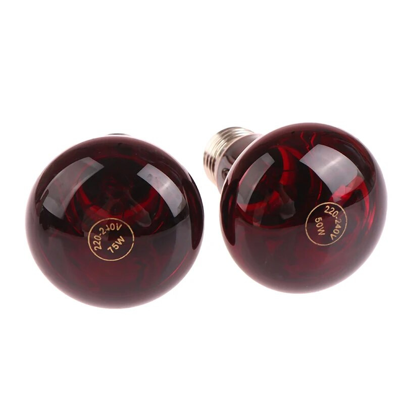 Pet Red Heating Lamp E27 Day Night for Amphibian Snake Lamp Heat Reptile Bulb UV Light 25W 50W 75W 100W 220V