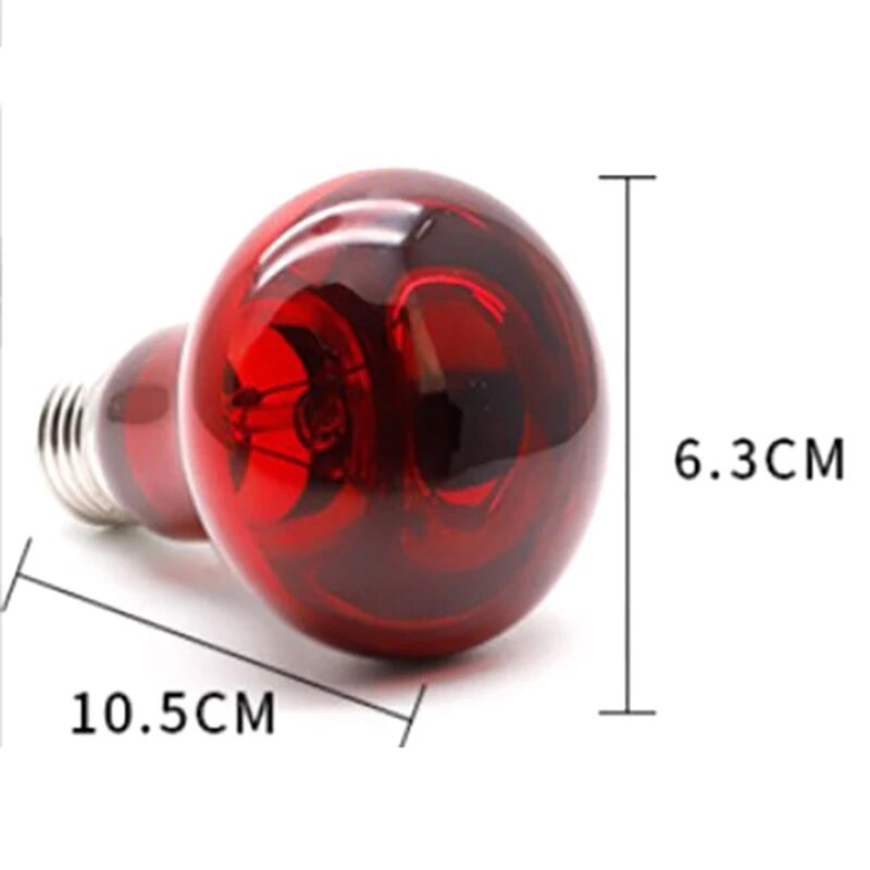 Pet Red Heating Lamp E27 Day Night for Amphibian Snake Lamp Heat Reptile Bulb UV Light 25W 50W 75W 100W 220V