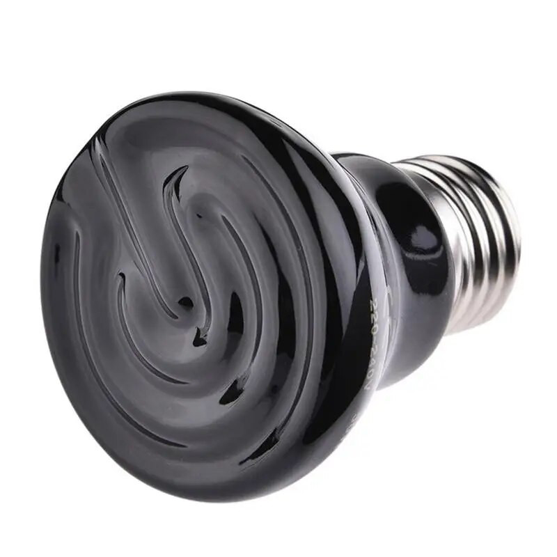 E27 távoli infravörös kerámia kisállat fűtő lámpa teknős pók hüllők fűtő melegítő villanykörte 25W50W75W100W 220V